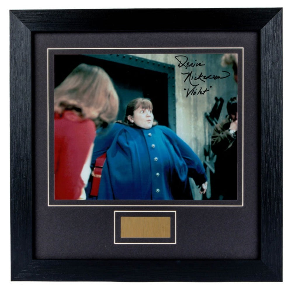 Denise Nickerson Willy Wonka Signed Framed Photo 3