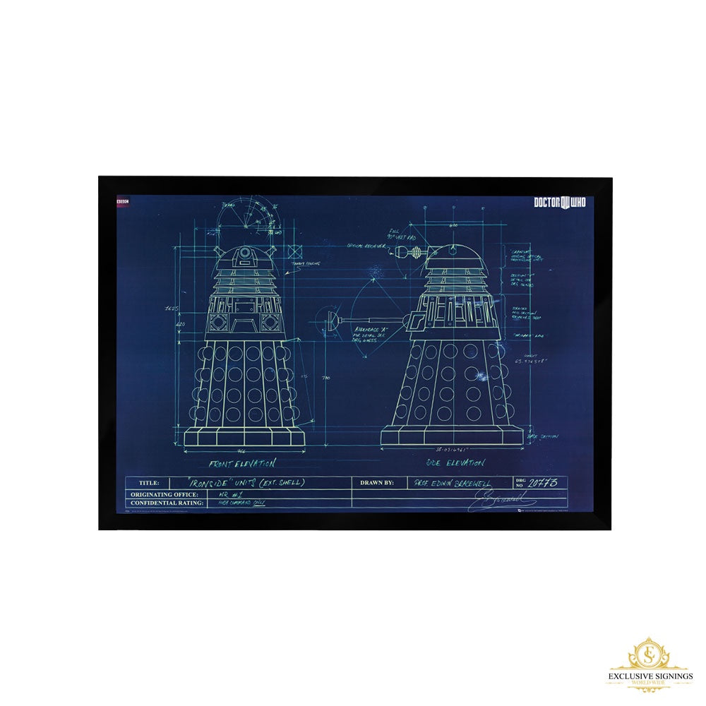 Doctor Who Dalek Movie Poster Framed – exclusivesignings