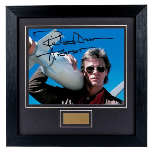 Richard Dean Anderson MacGyver Signed 8 x 10 Photograph Framed V2