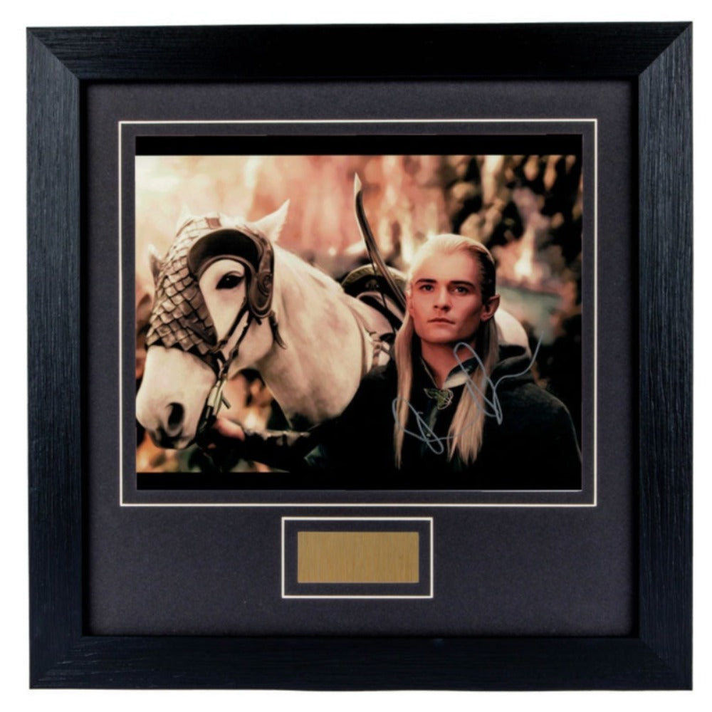 Orlando Bloom Lord of the Rings Signed Framed Photo