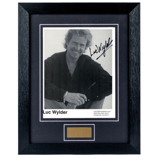 Luc Wylder Signed Framed Photo