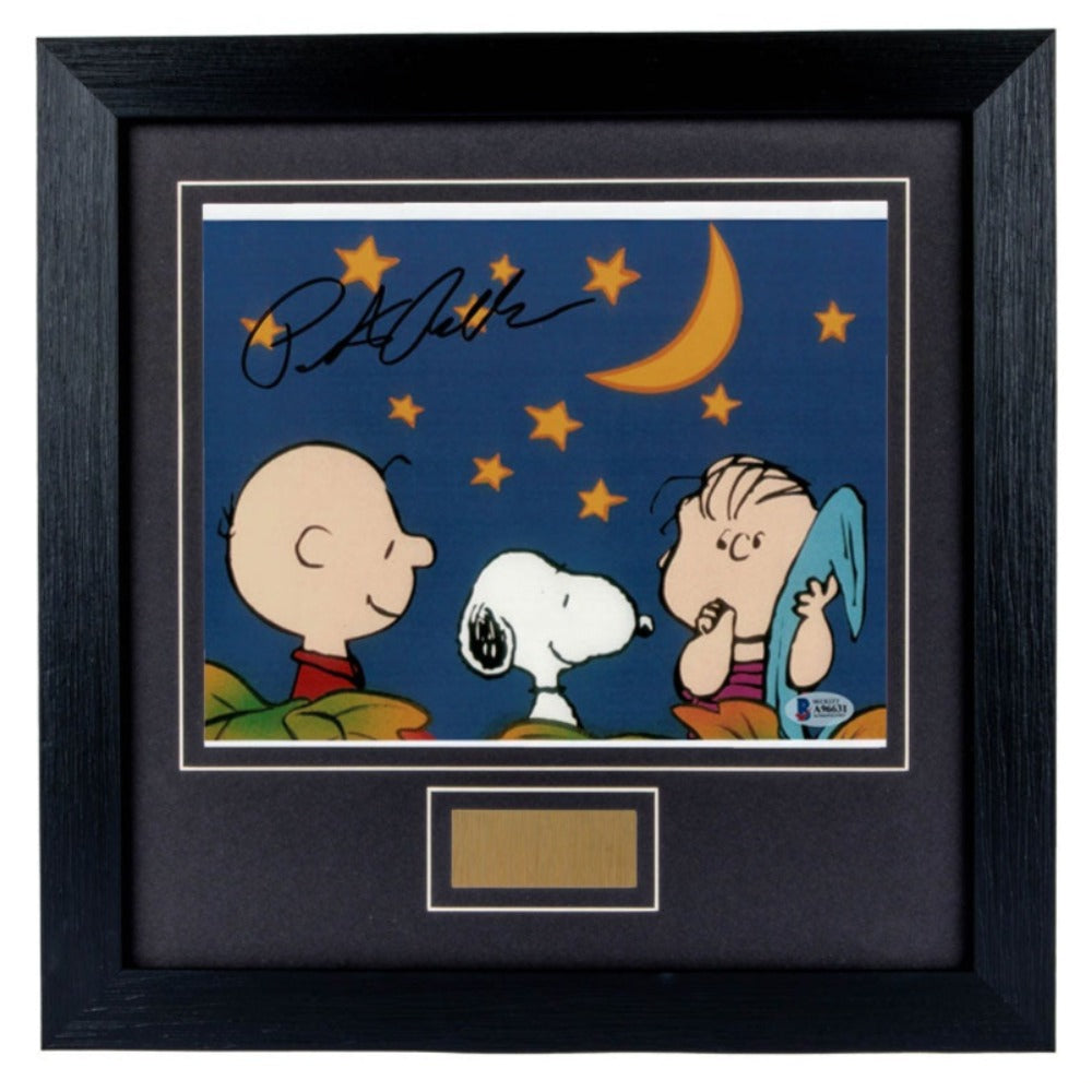Peter Robbins Charlie Brown Signed Framed Photo 1 BAS
