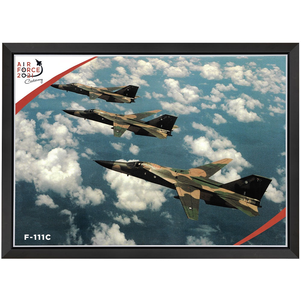 100th Anniversary Airforce - F-111C Print Framed