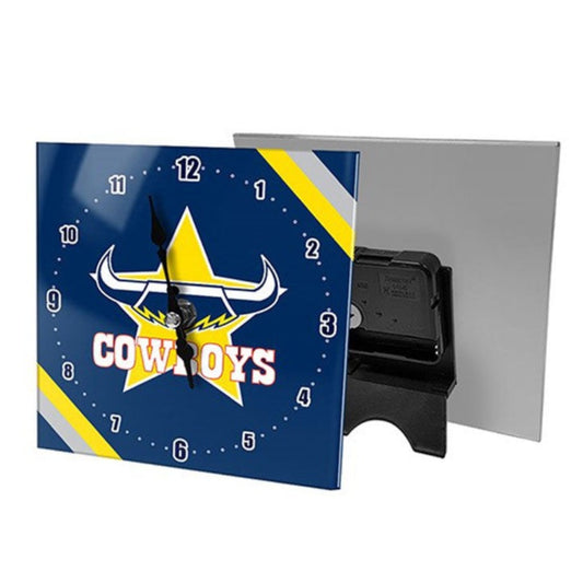 Cowboys Mini Glass Clock