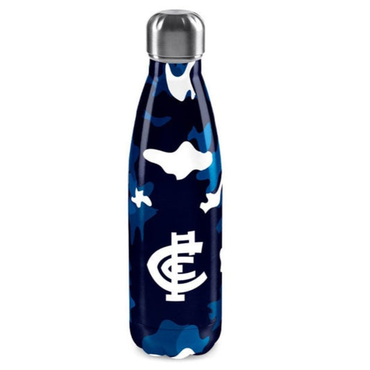 Carlton FC S/Steel Wrap Bottle