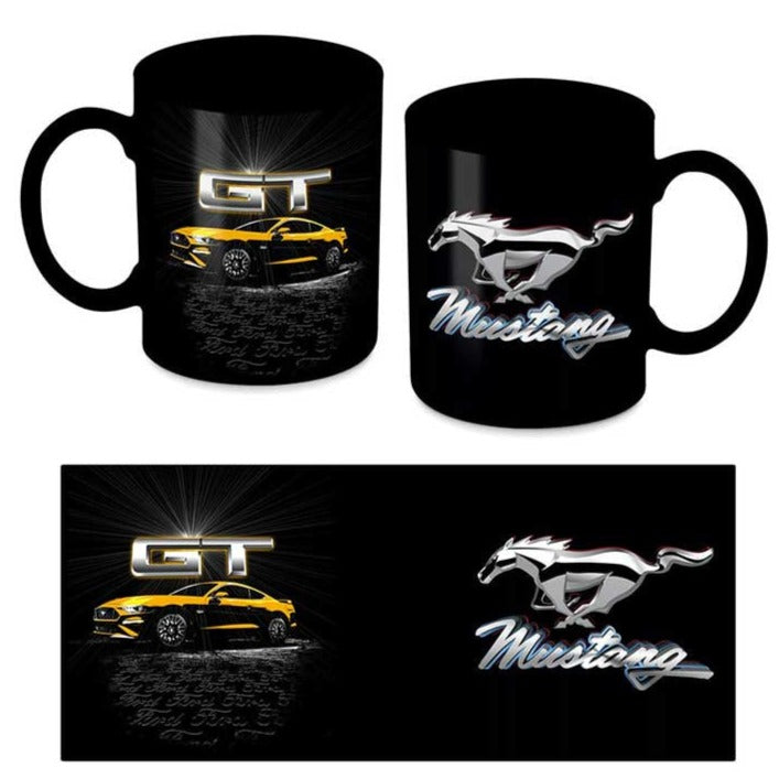 FORD Mustang Pony Black Coffee Mug