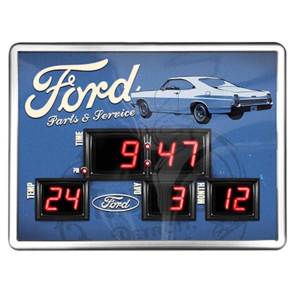 Ford LED Scoreboard Clock