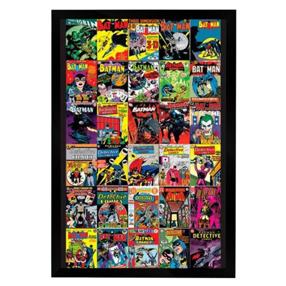 DC Comics - Comic Covers Poster Framed