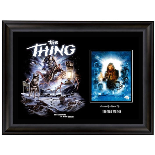 The Thing Thomas Waites Signed 8x10 Photo Framed