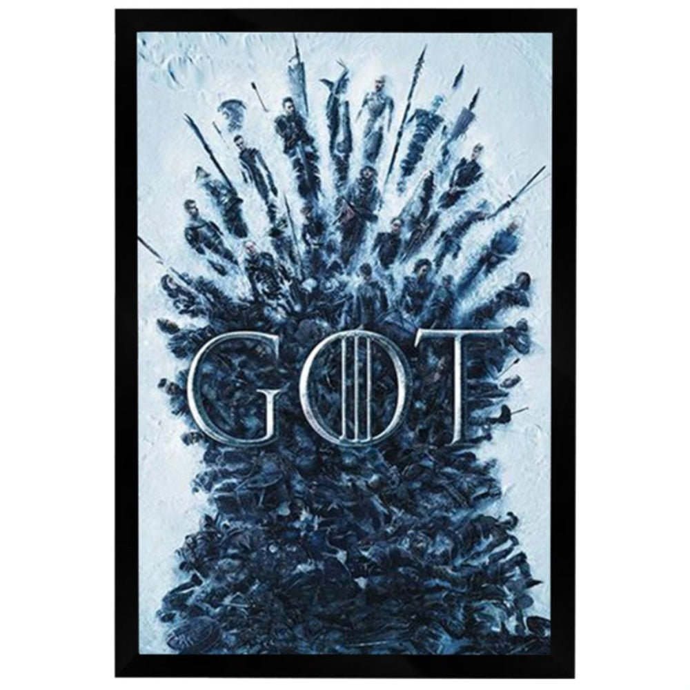 Game Of Thrones Aftermath Poster Framed