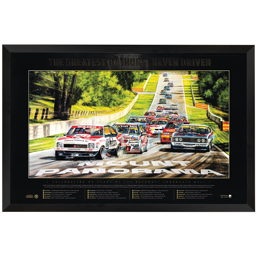 Greatest Race Never Driven  Print 2 Framed