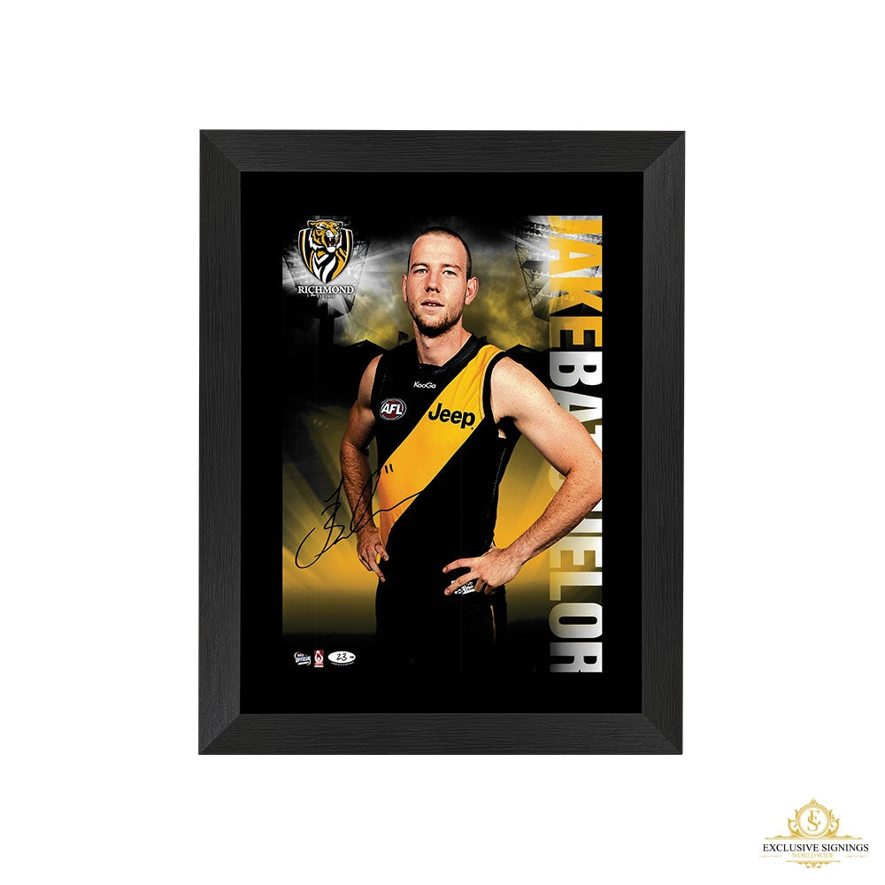 Richmond Tigers Jake Batchelor Signed Hero Shot Framed