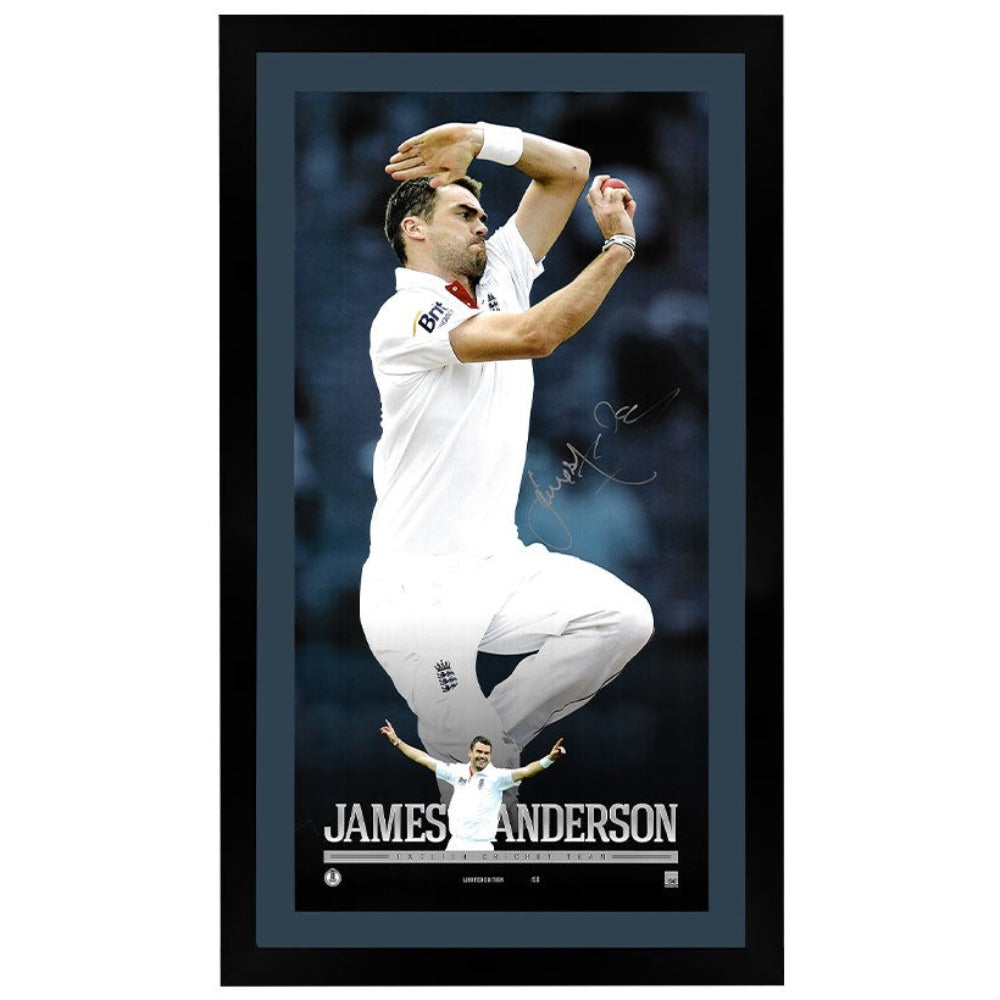 James Anderson Limited Edition Vertiramic Print Framed