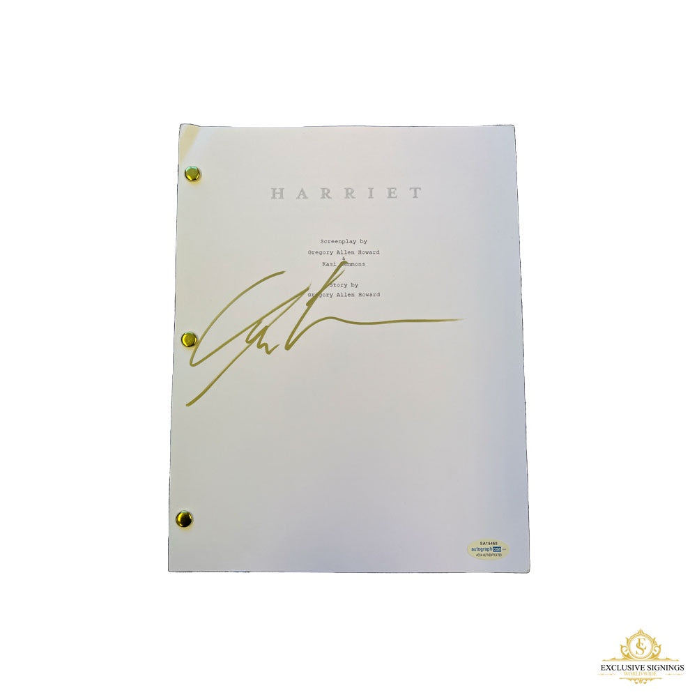 Harriet Script Signed By Kasi Lemmons