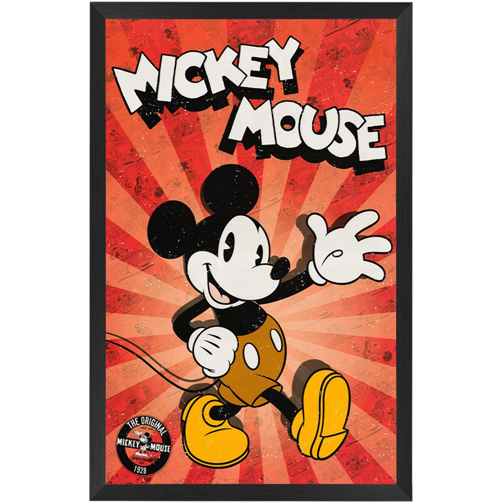 Mickey Mouse The Original Poster Framed
