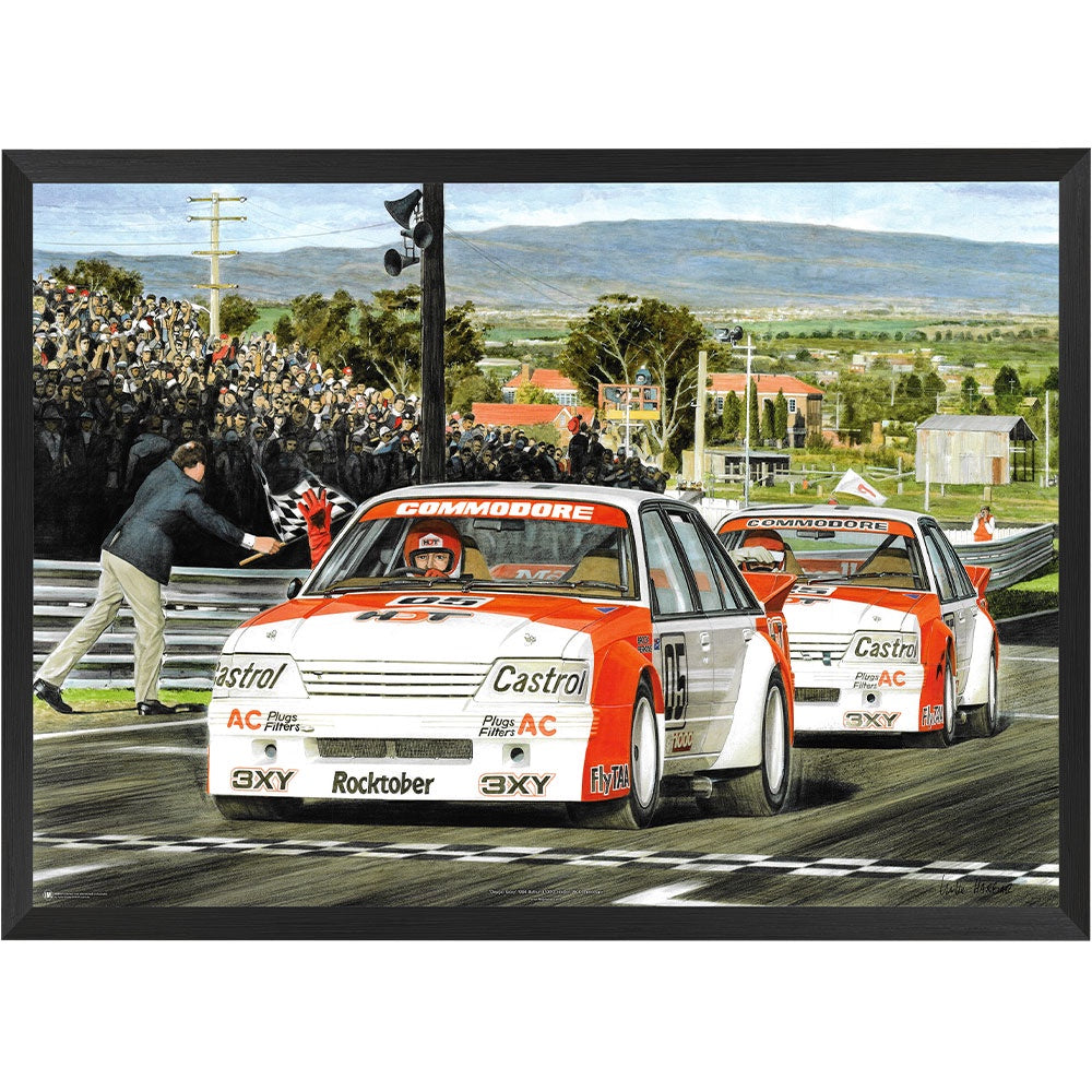 Mike Harbar Holden Bathurst 1984 Poster Framed