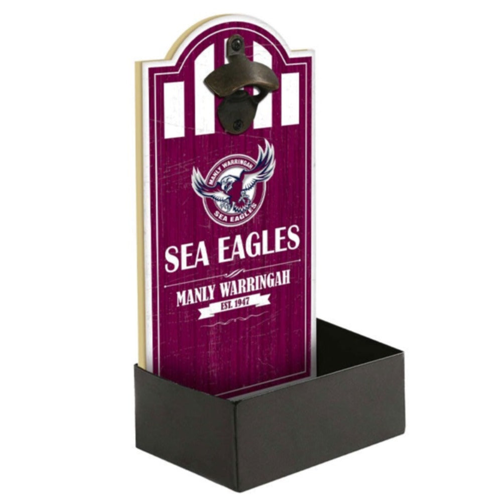 Manly Sea Eagles MDF Opener with catcher