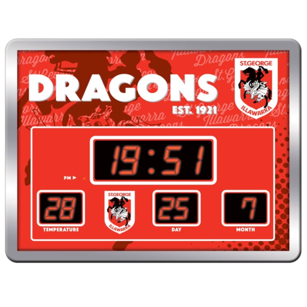 Dragons LED Scoreboard Clock