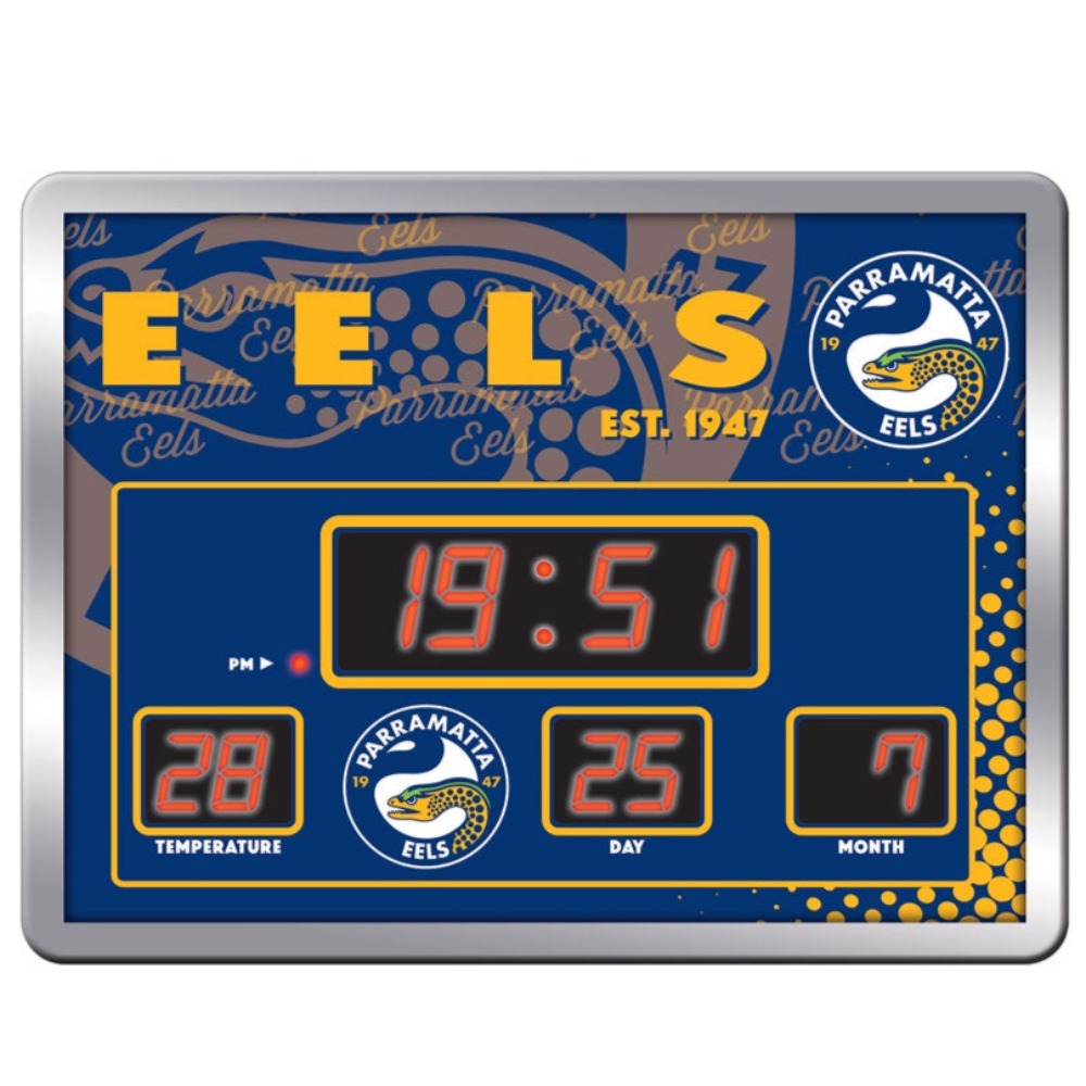 Eels LED Scoreboard Clock