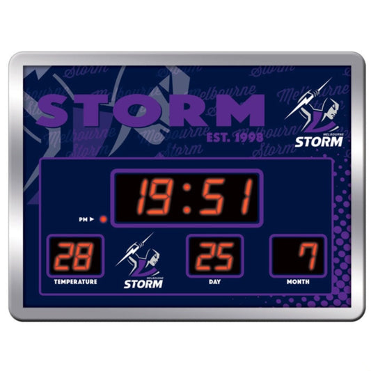 Melbourne Storm LED Scoreboard Clock