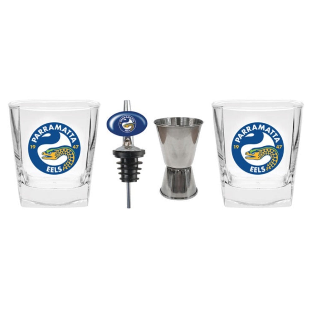 Parramatta Eels S/2 Glass Jigger & Pourer