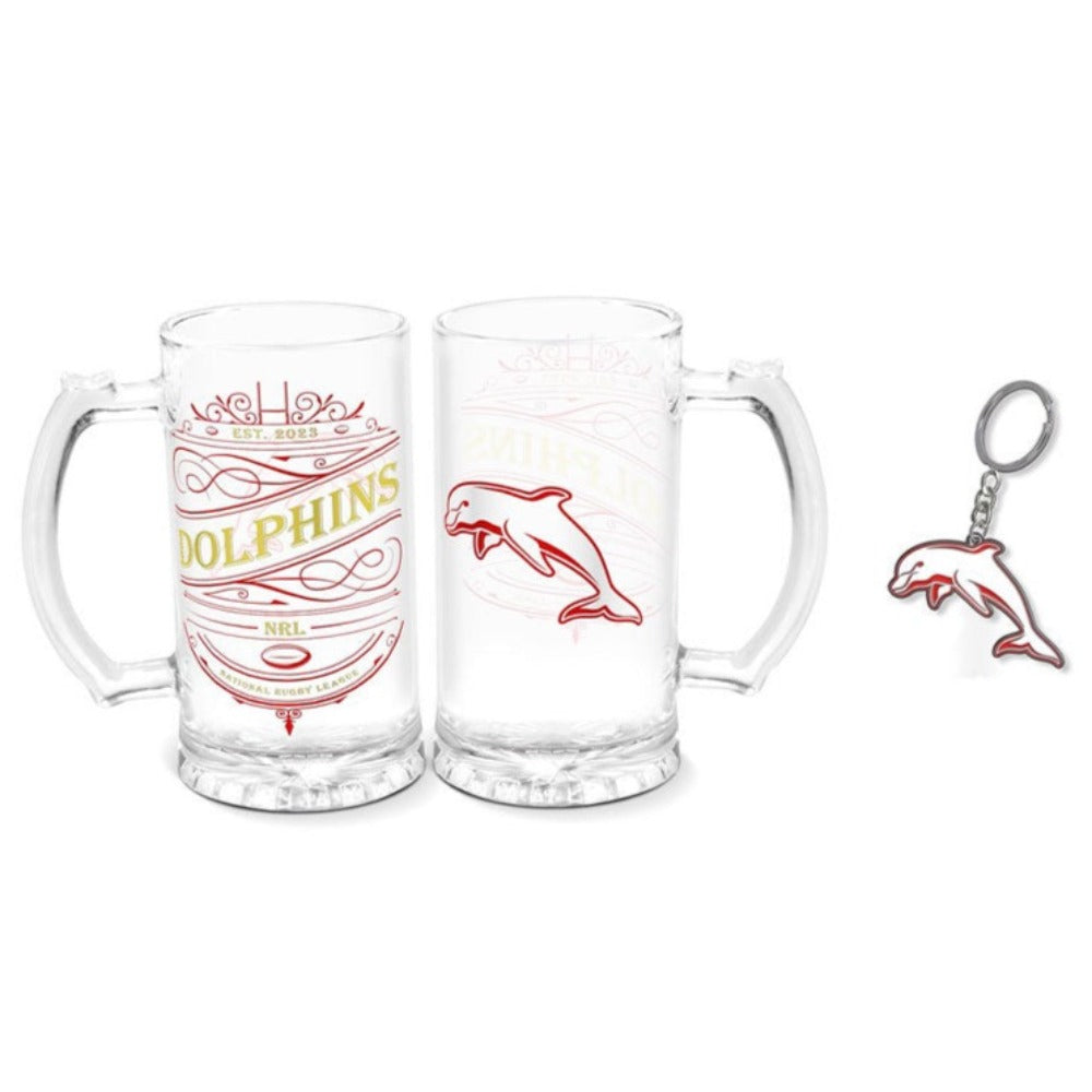 DOLPHINS STEIN & KEYRING PACK