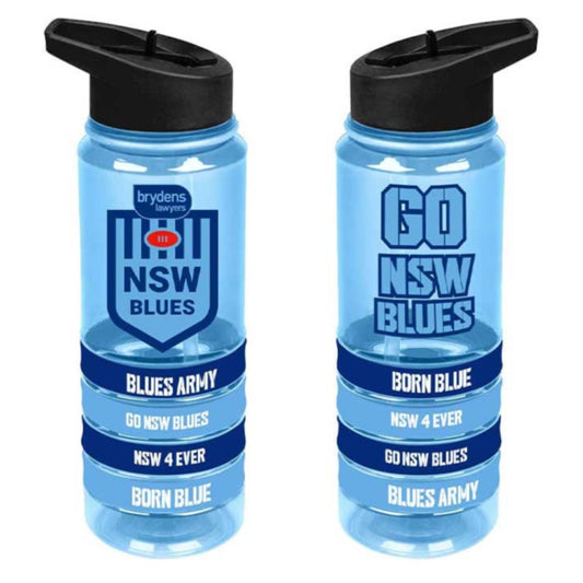 NSW 2023 Go Blues Tritan Drink Bottle with Bands