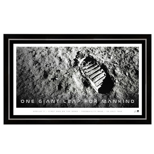 One Giant Leap Tribute Print Framed