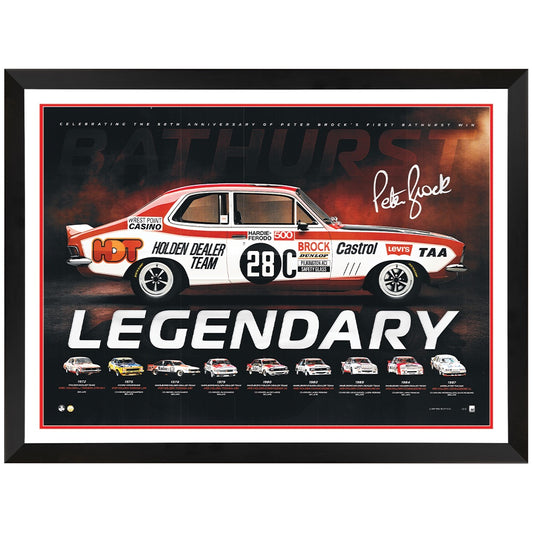 Peter Brock Legendary Print Framed