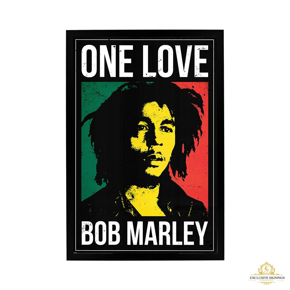 Bob Marley - One Love Poster Framed