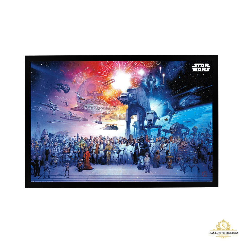 Star Wars Classic - Universe Poster Framed