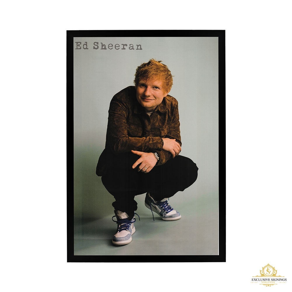 Ed Sheeran Poster Framed