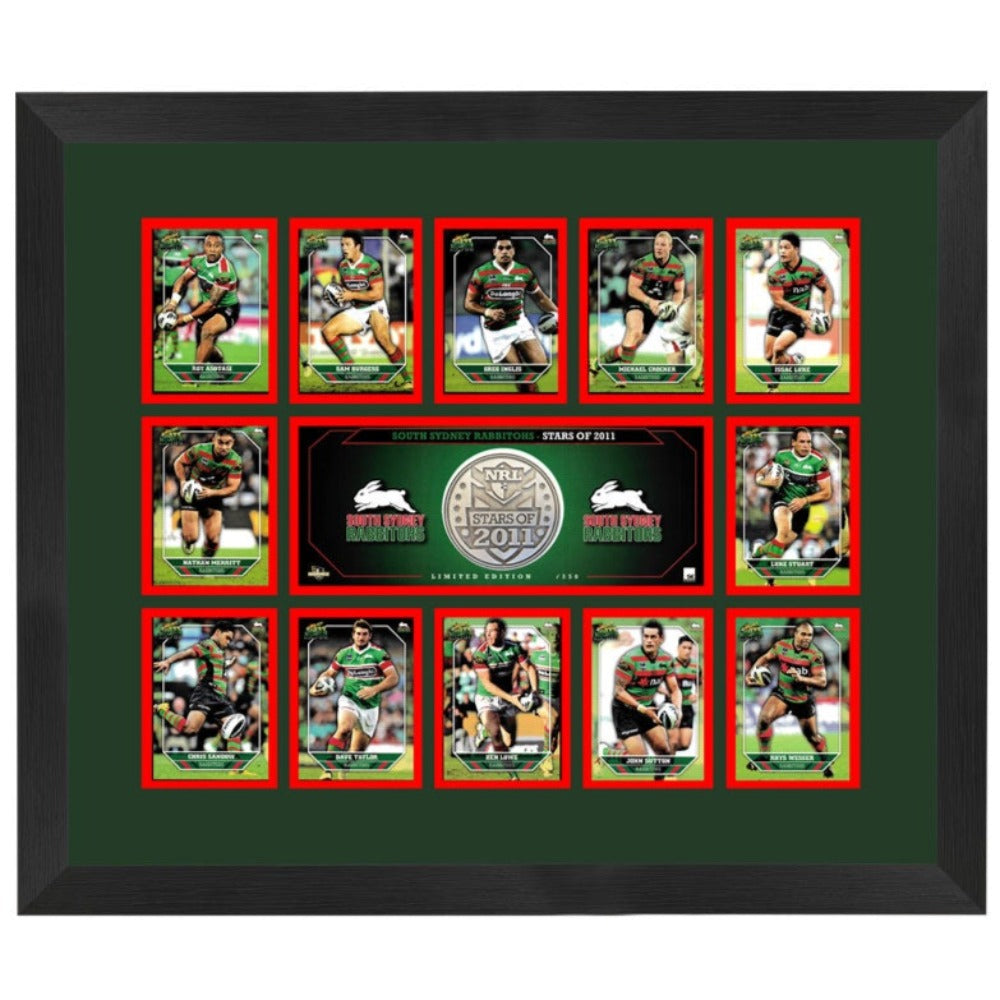 South Sydney Rabbitohs Stars Of 2011 Framed