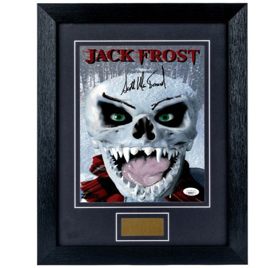 Scott MacDonald Jack Frost Signed & Framed JSA Photo Framed