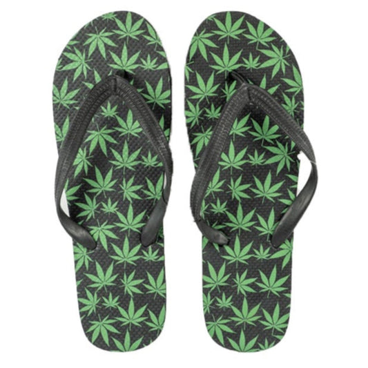 GREEN LEAF THONGS