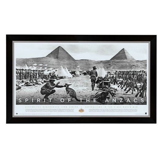 Spirit Of The Anzacs Landscape Framed