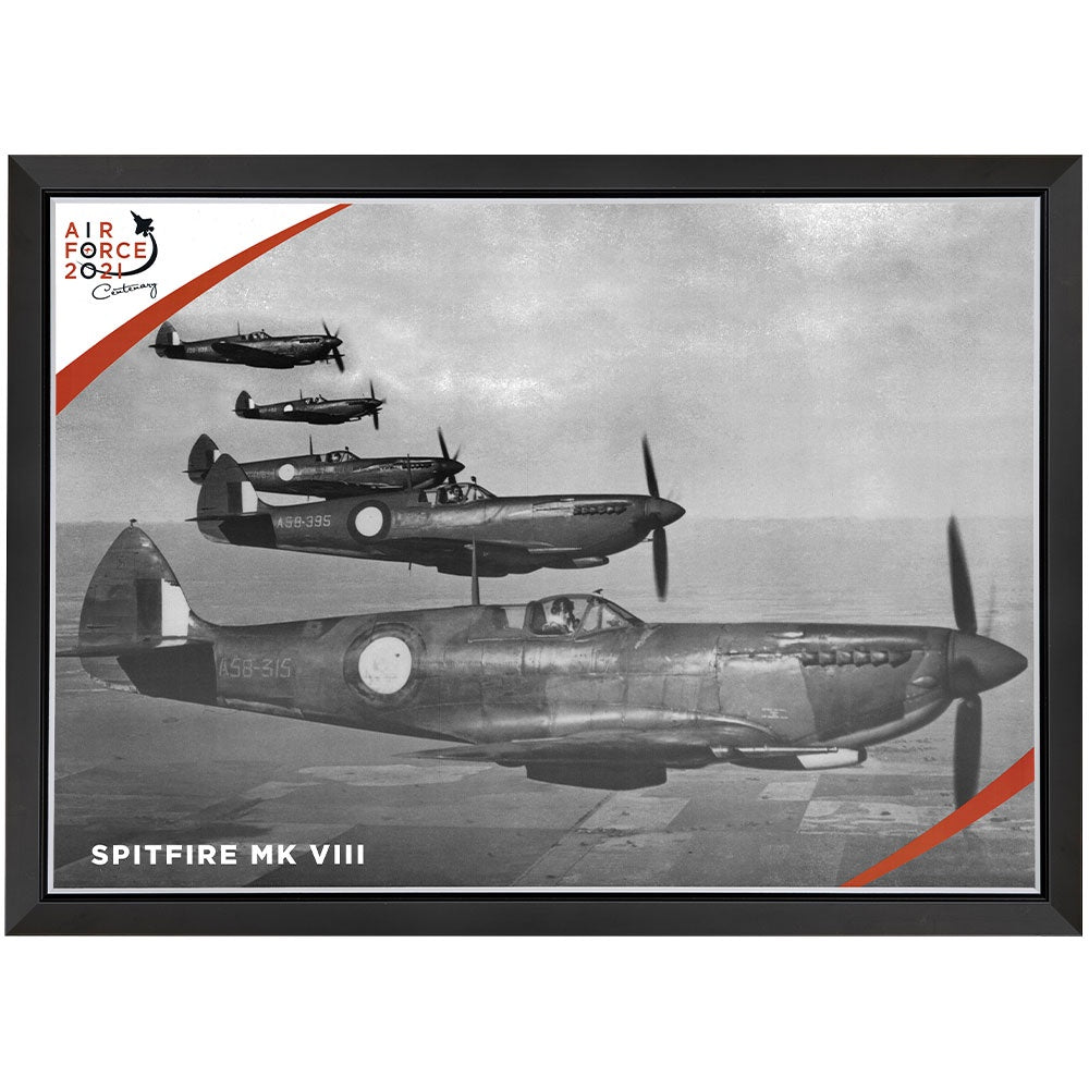 100th Anniversary Airforce - Spitfire MKV111 Print Framed
