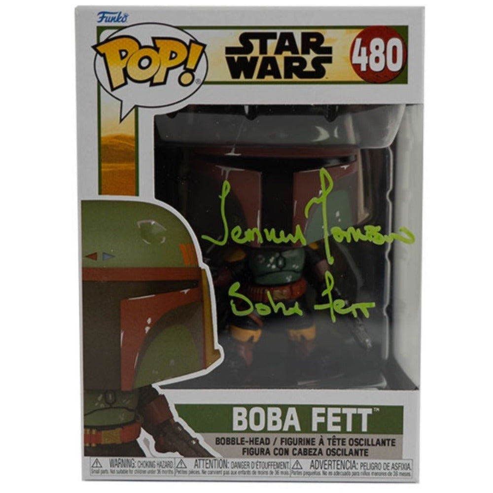 The Book Of Boba Fett Temuera Morrison Signed Pop Vinyl #480