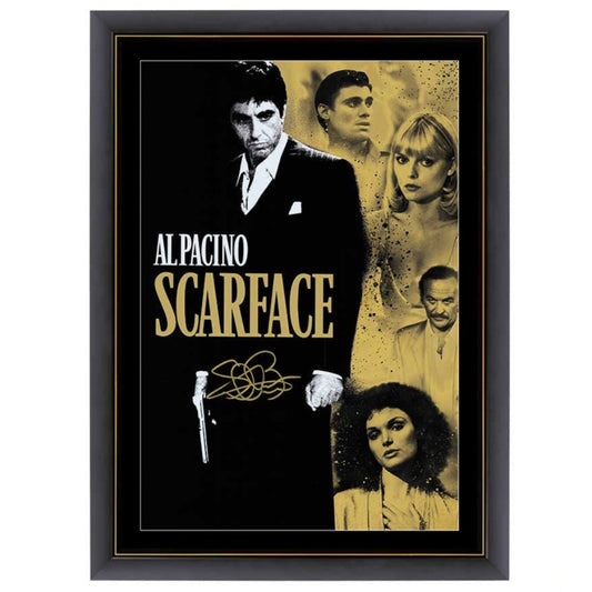 Scarface Steven Bauer Signed Movie Poster 3 Framed