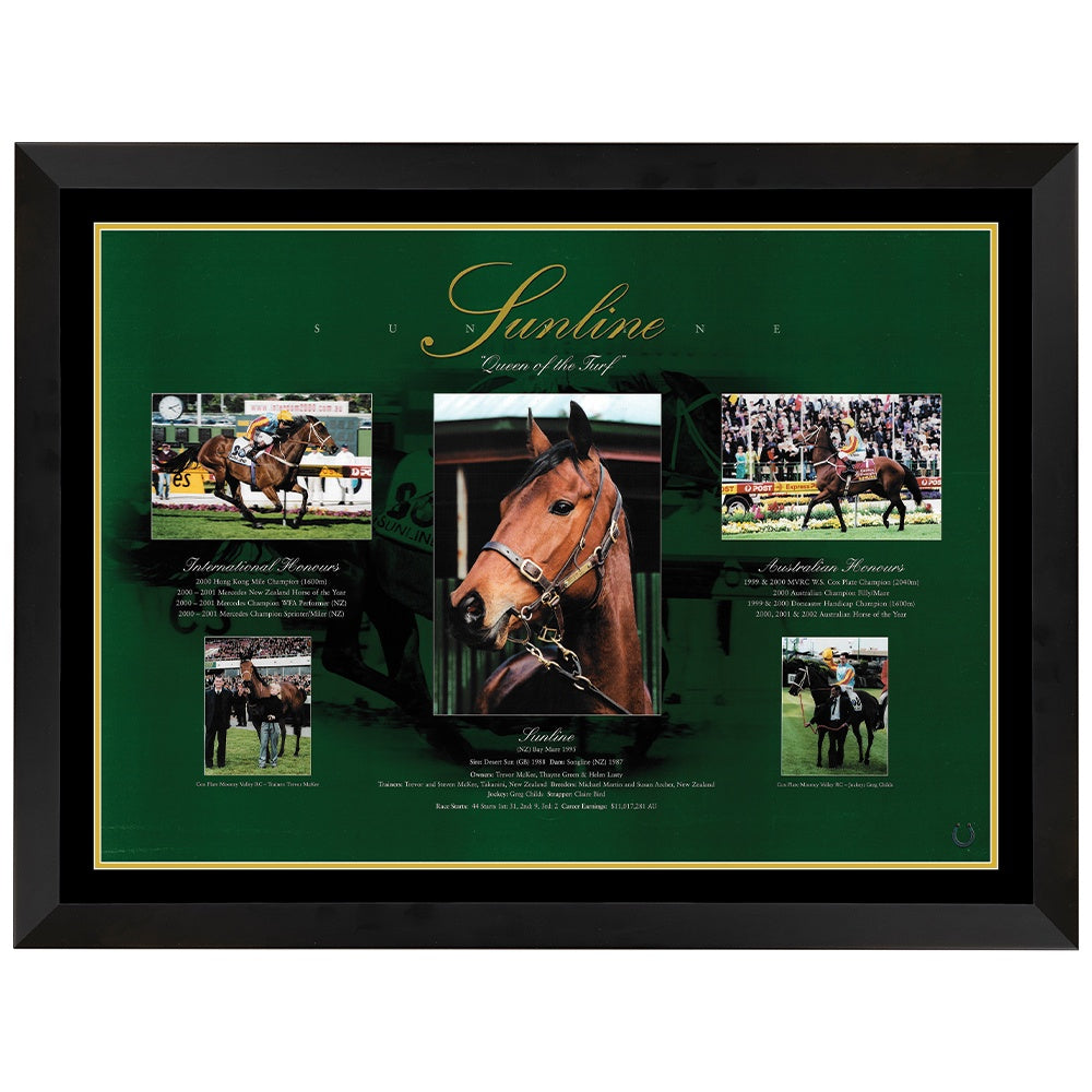 Sunline Queen Of The Turf Print Framed