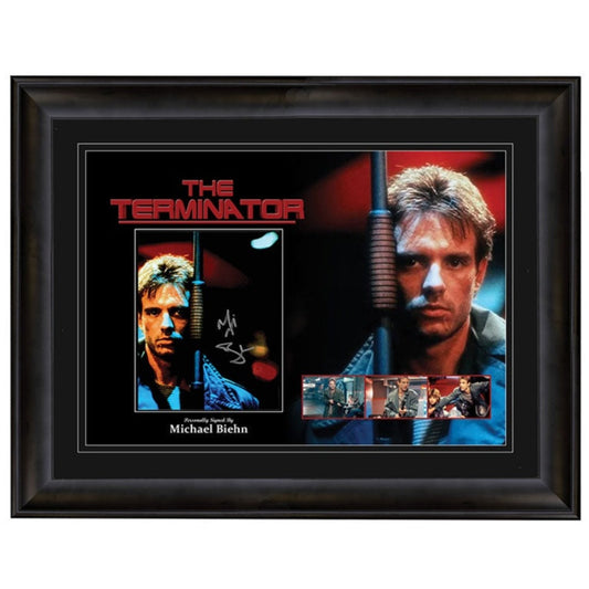 The Terminator Michael Biehn Signed 8x10 Photo Framed V1