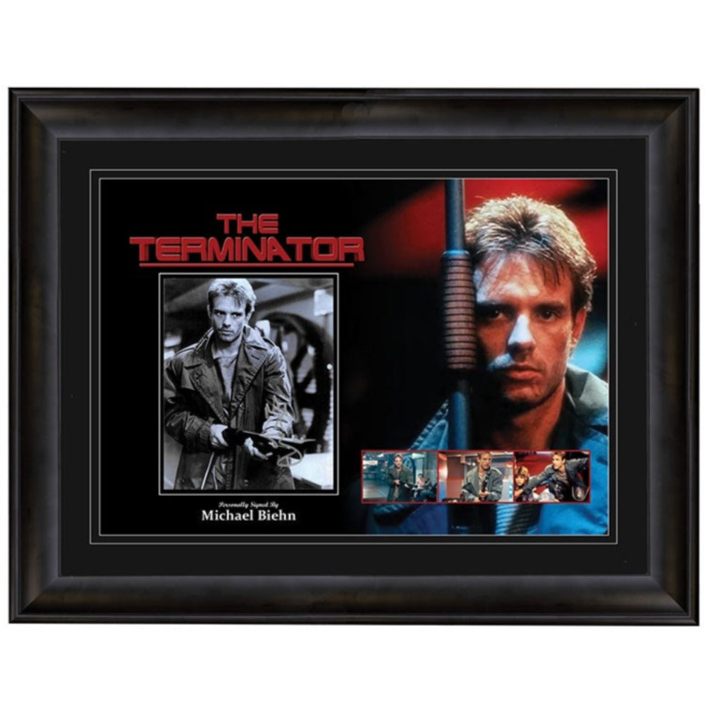 The Terminator Michael Biehn Signed 8x10 Photo 2 Framed