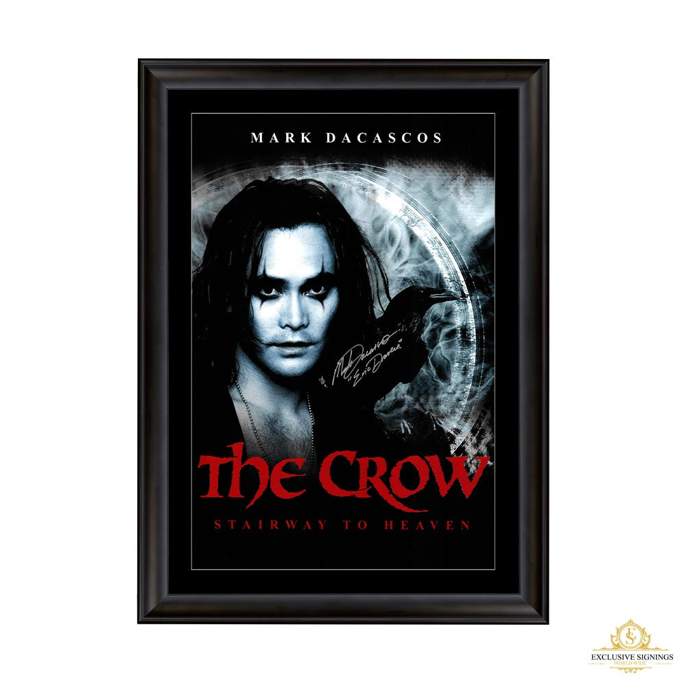 Mark Dacascos Signed The Crow Stairway To Heaven Movie Poster 2 Framed