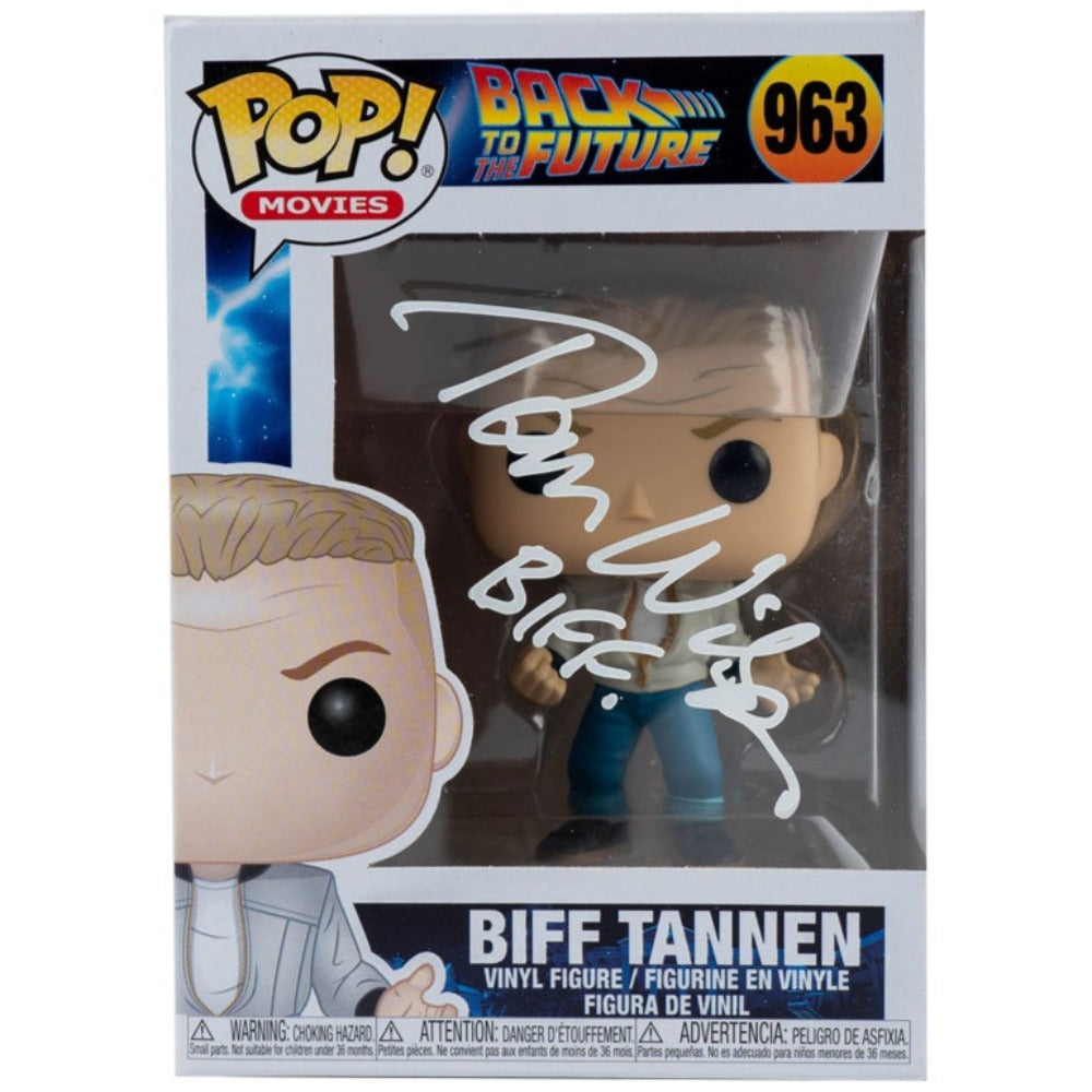 Thomas F. Wilson Back To The Future Biff Tannen #963 Autographed Pop Vinyl