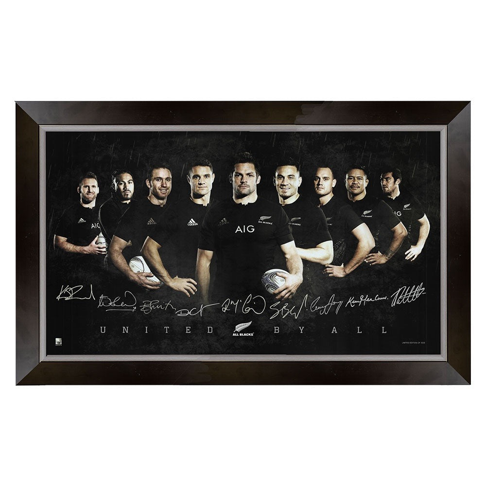 All Blacks "United By All" Print Framed